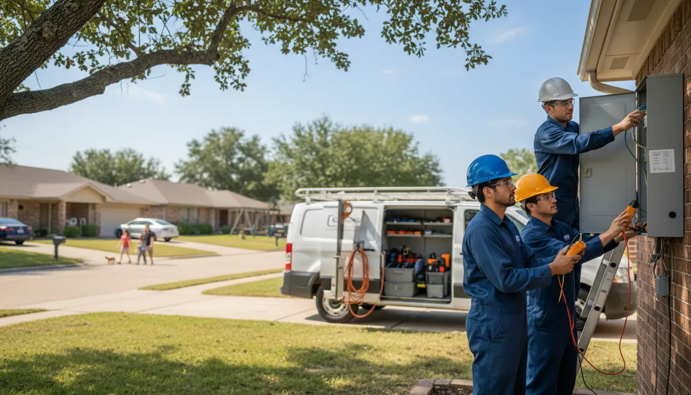 Certified electrician providing emergency electrical services in Topaz, CA